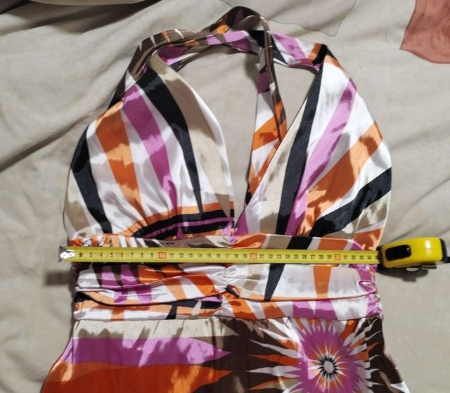 Vestido midi estampado