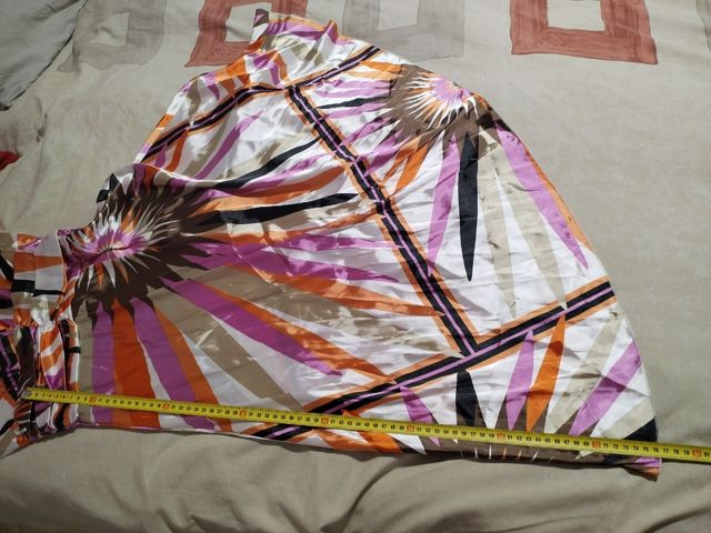 Vestido midi estampado