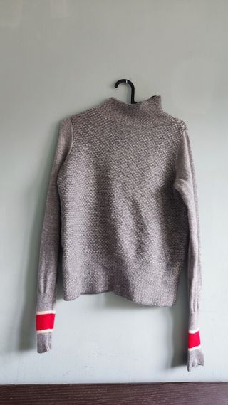 Jersey Tommy Hilfiger cachemira y lana gris