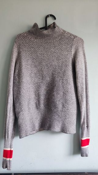 Jersey Tommy Hilfiger cachemira y lana gris