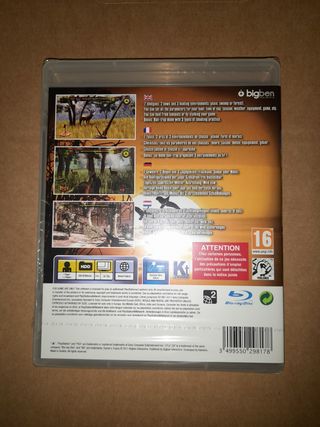 Oferta.NUEVO.Pistola Ps3+juego Hunter's Trophy 
