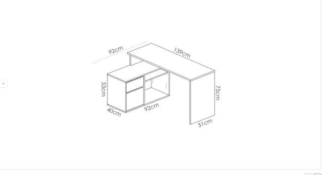 Escritorio reversible