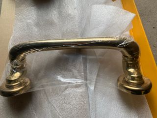 MANIGLIONE PER PORTONI IN LEGNO IN OTTONE