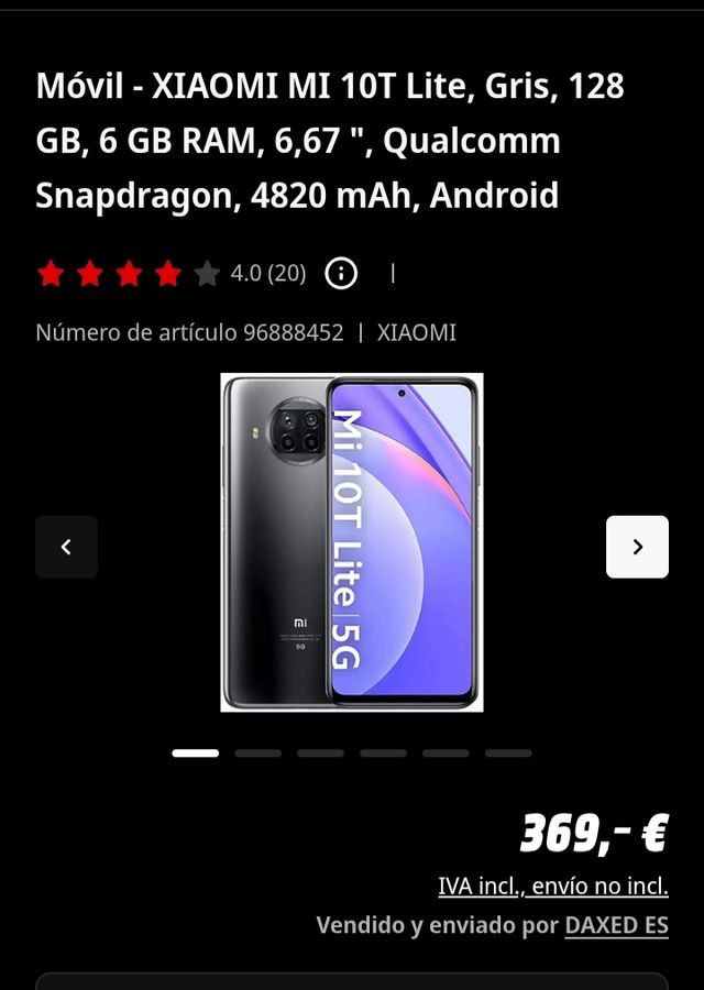 Xiaomi MI 10T LITE 5G