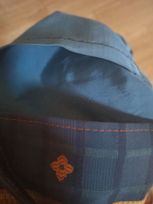 Bolso tapicería azul