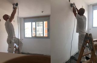 Económico alisar y pinturas