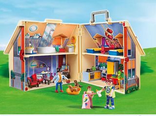 Casa muñecas maletín Playmobil