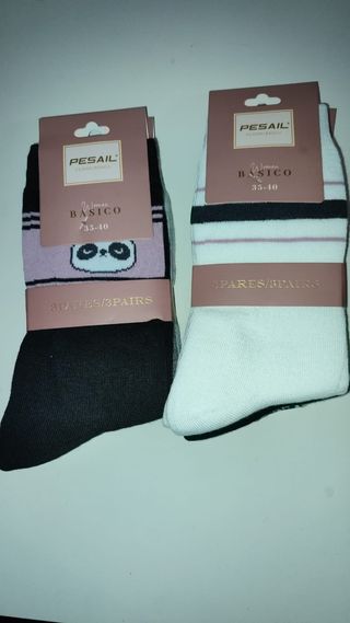 6 pares de calcetines de mujer 