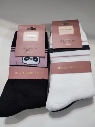6 pares de calcetines de mujer 