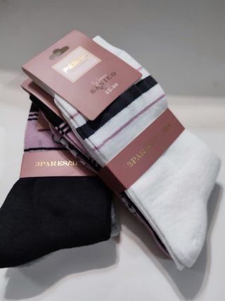 6 pares de calcetines de mujer 