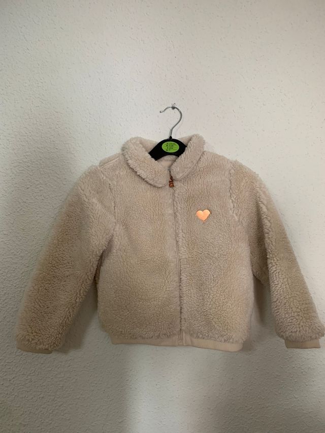 Bomber Okaidi in pelle di pecora per bambina