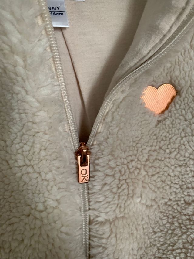 Bomber Okaidi in pelle di pecora per bambina