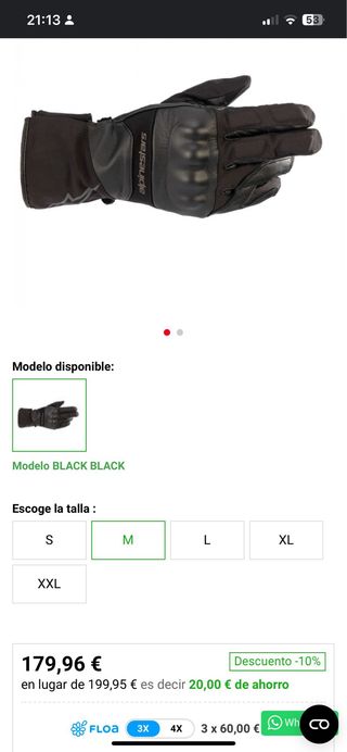  alpinestar modelo range 2 in one goretex