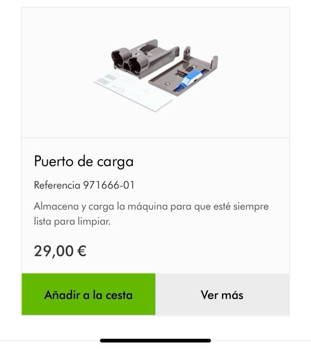 Puerto de carga Aspiradora Dyson V12