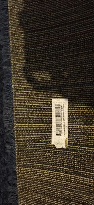 Tappeto blu pelo lungo