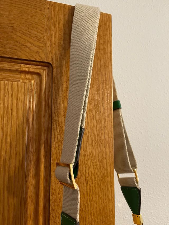 Bolso Purificación García piel verde 35€