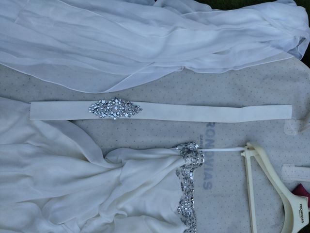 Vestido novia corto. Pronovias.