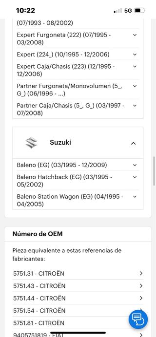 Tensor de correa citroen fiat lancia peugeot 