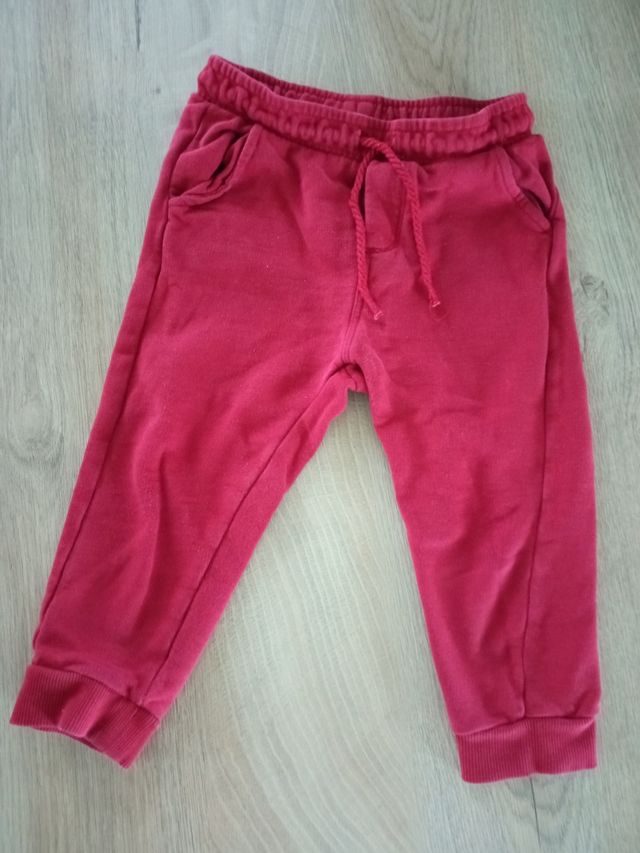 Pantaloni bordeaux taglia 86cm