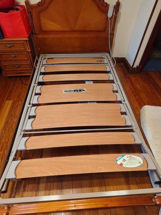 Cabecero y piecero madera 105 cm
