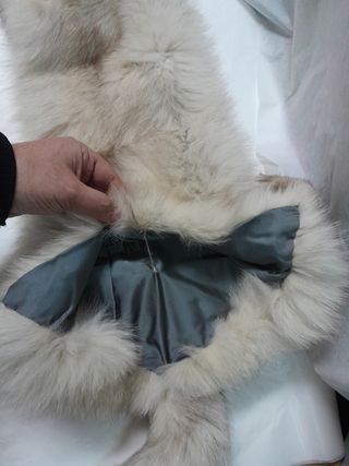 Collo stola scialle vera pelle