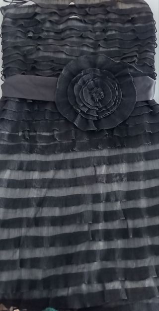 Vestido negro fiesta El corte Ingles 