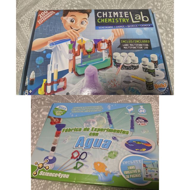 Lote juegos experimentos.