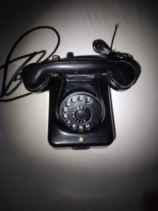 Teléfono de baquelita antiguo W48 ALEMAN