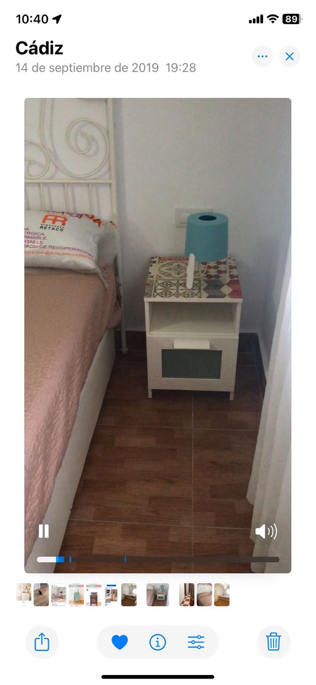 Lamparas mesita de noche turquesa