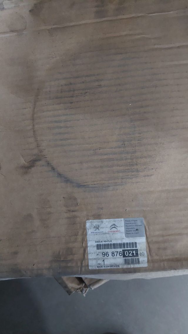 JGO DISCOS DE FRENO DELANTEROS CITROEN PEUGEOT