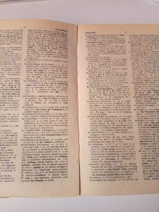 Diccionario inglés alemán