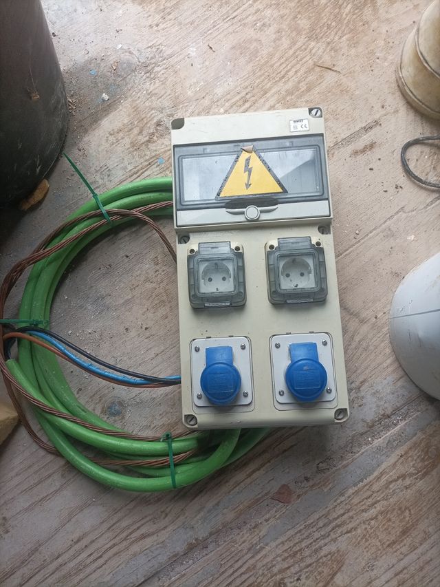 Cuadro eléctrico de obra