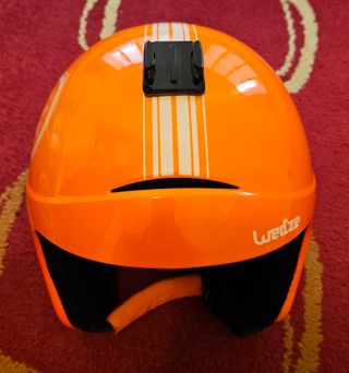 Casco esqui con soporte GoPro