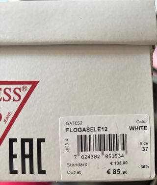 Scarpe guees bianche