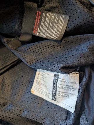 Mono alpinestars gptech airbag