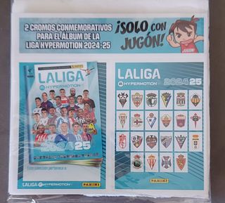 2 cromos conmemorativos hyp 2024-25