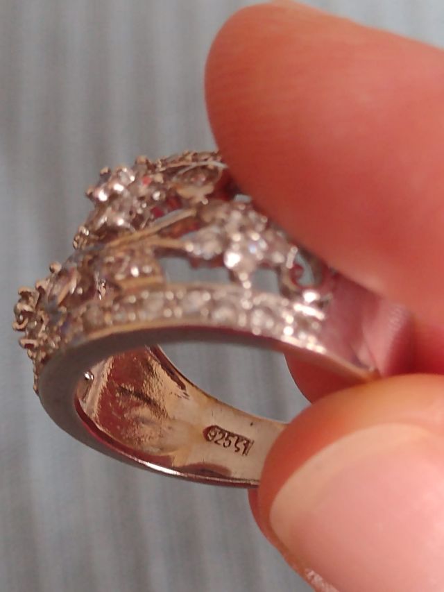 Anillo plata Swarovski