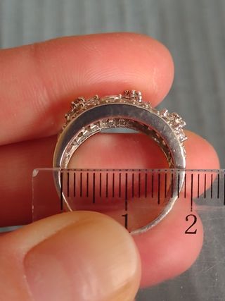 Anillo plata Swarovski
