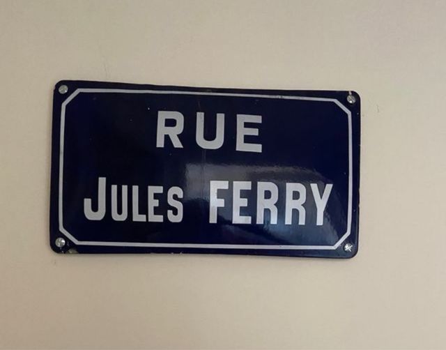 Placa Original Rue de Paris
