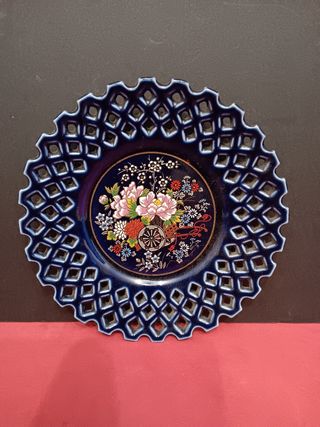 Plato ceramica porcelana japonesa