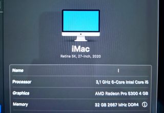 Apple iMac Retina 5k 27-inch, 2020