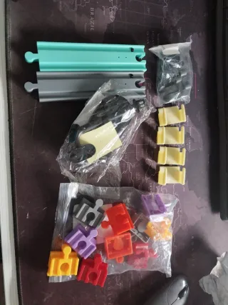 Conector tren de madera.