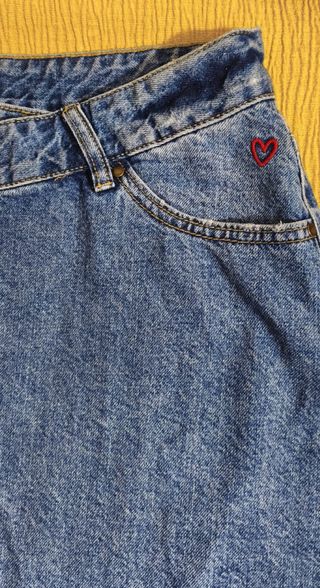 Falda vaquera azul Desigual