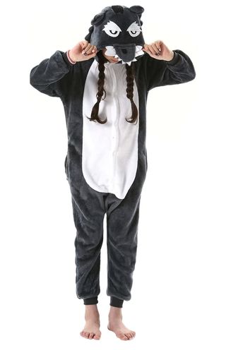 Pijama de dormir para niños para disfraz de Lobo