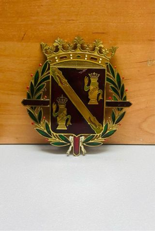 Placa esmaltada emblema guardia Franco Plus Ultra