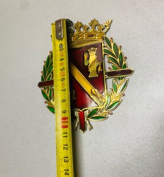 Placa esmaltada emblema guardia Franco Plus Ultra