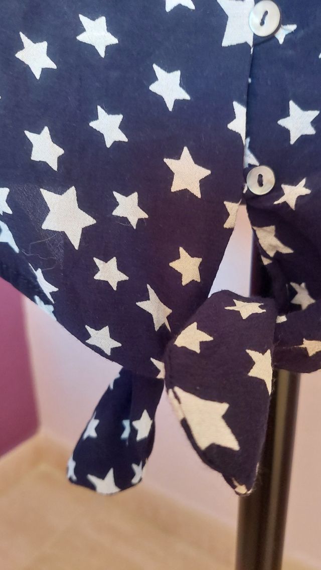 Camisa elegante de viscosa Zara, talla M