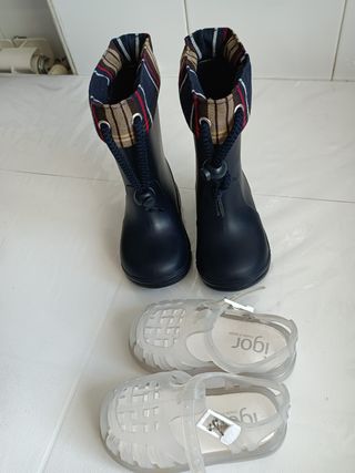 Botas de agua para niño