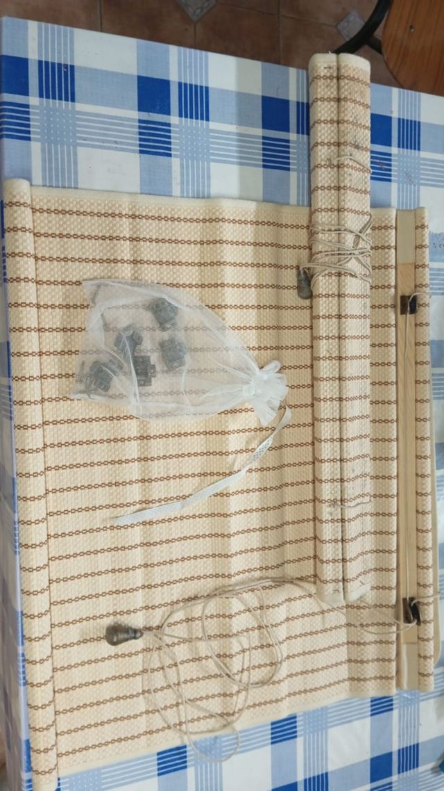 Lote de 2 cortinas enrollables