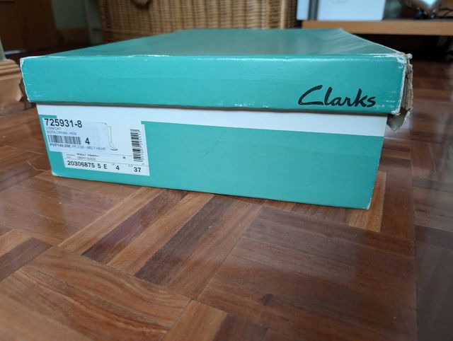 Botas altas de ante Clarks mujer
